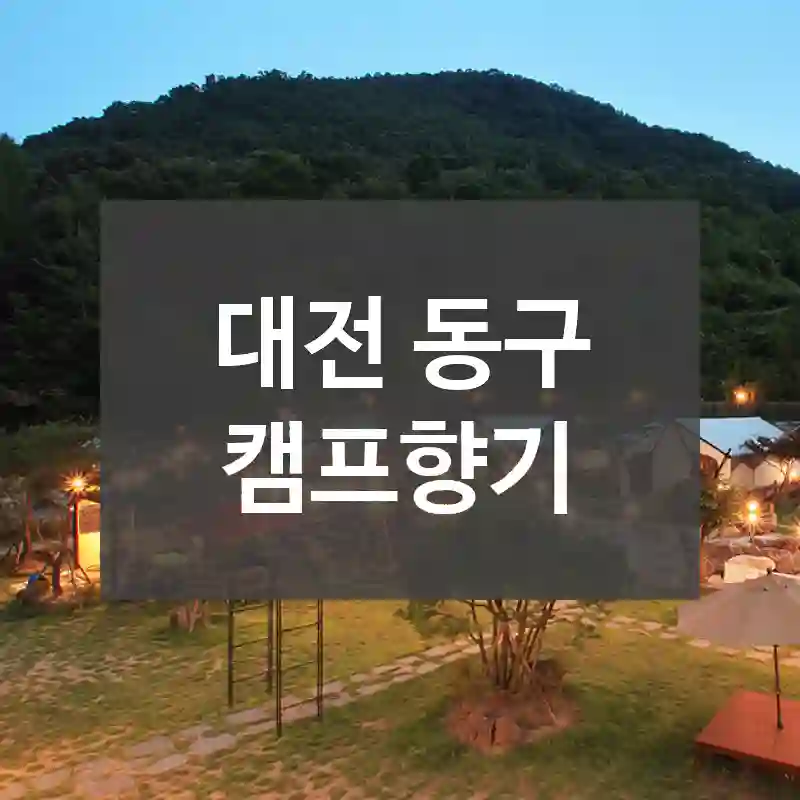 대전 동구
캠프향기