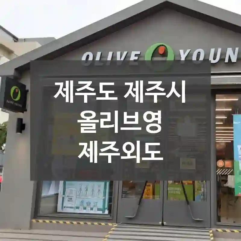 제주도 제주시
올리브영 제주외도