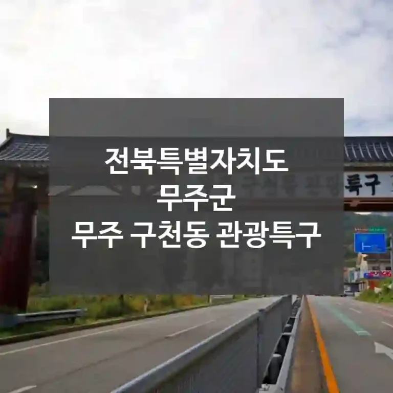 전북특별자치도 무주군
무주 구천동 관광특구