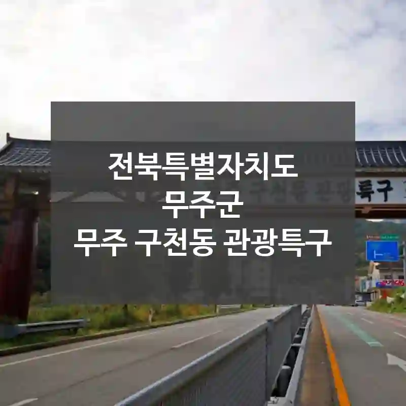 전북특별자치도 무주군
무주 구천동 관광특구