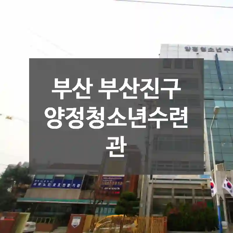 부산 부산진구
양정청소년수련관