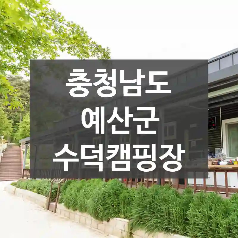 충청남도 예산군
수덕캠핑장