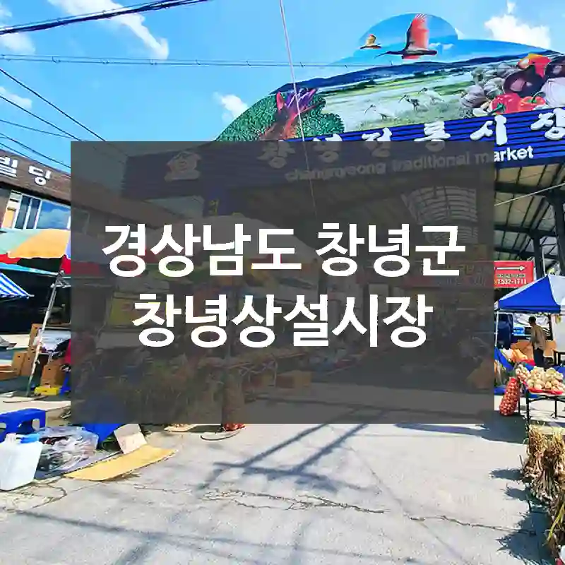 경상남도 창녕군
창녕상설시장