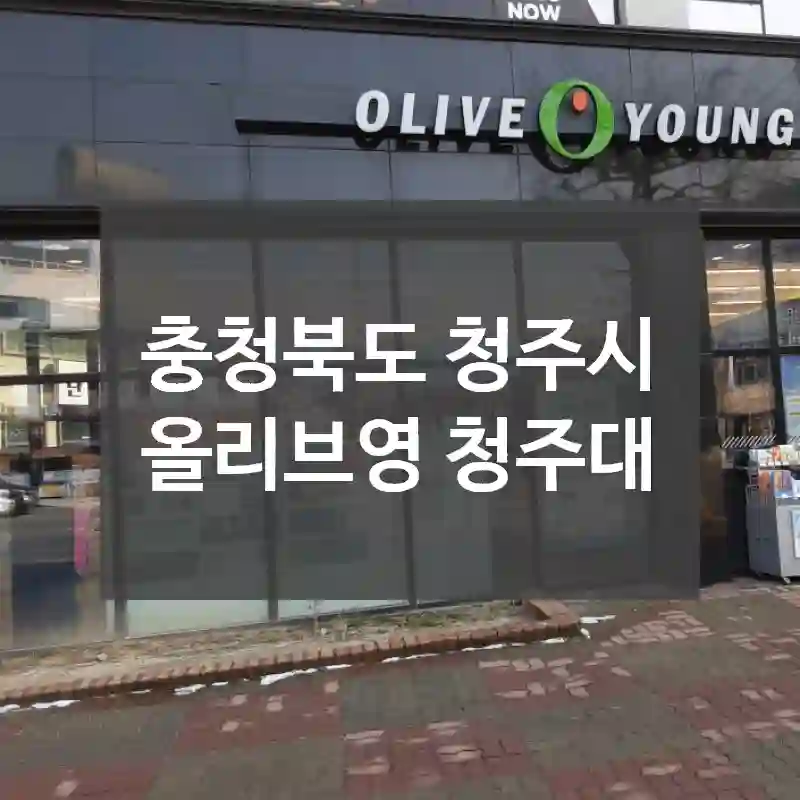 충청북도 청주시
올리브영 청주대
