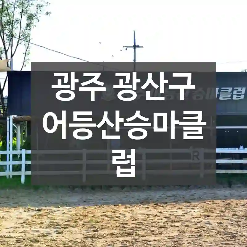 광주 광산구
어등산승마클럽