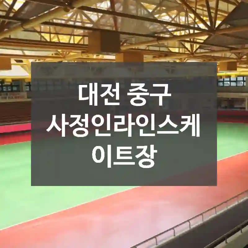 대전 중구
사정인라인스케이트장