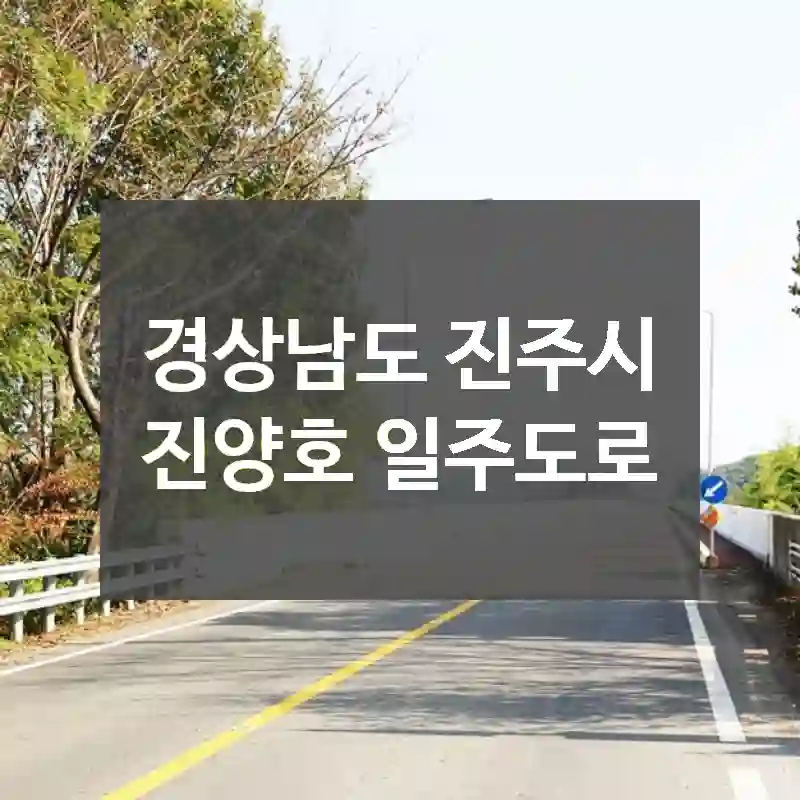 경상남도 진주시
진양호 일주도로