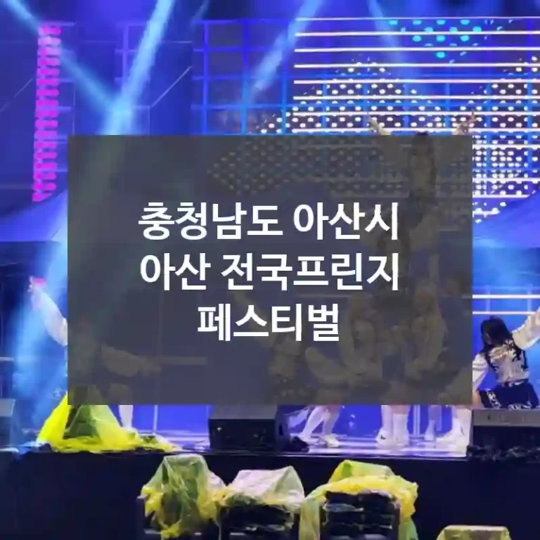 충청남도 아산시
아산 전국프린지 페스티벌