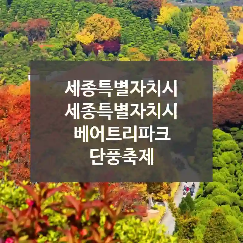 세종특별자치시 세종특별자치시
베어트리파크 단풍축제