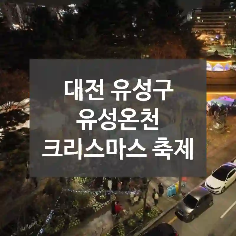 대전 유성구
유성온천 크리스마스 축제