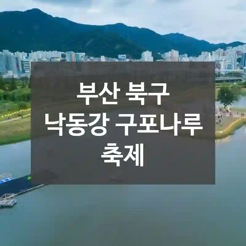 부산 북구
낙동강 구포나루 축제