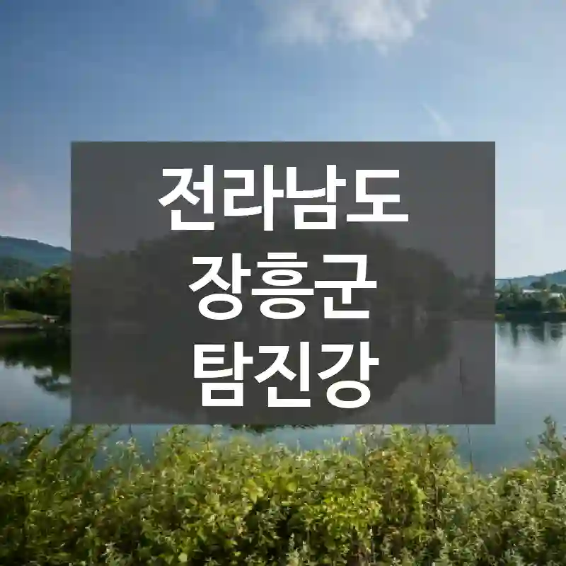 전라남도 장흥군
탐진강