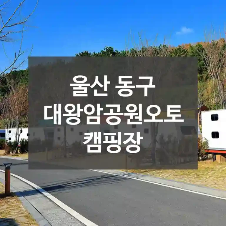 울산 동구
대왕암공원오토캠핑장