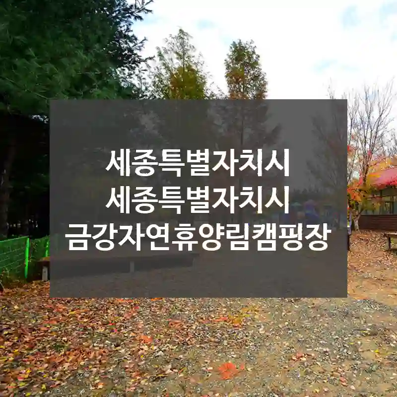 세종특별자치시 세종특별자치시
금강자연휴양림캠핑장