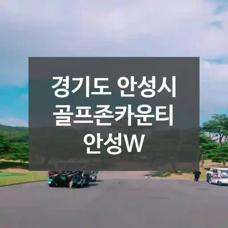 경기도 안성시
골프존카운티 안성W