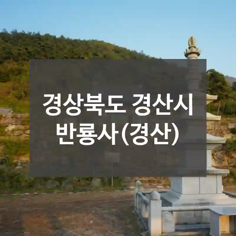 경상북도 경산시
반룡사(경산)