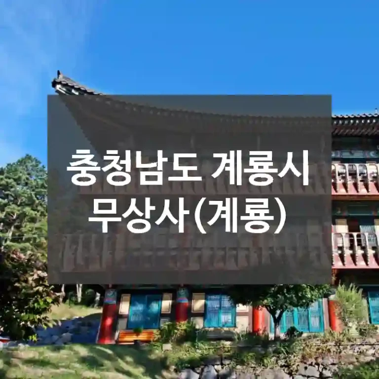 충청남도 계룡시
무상사(계룡)