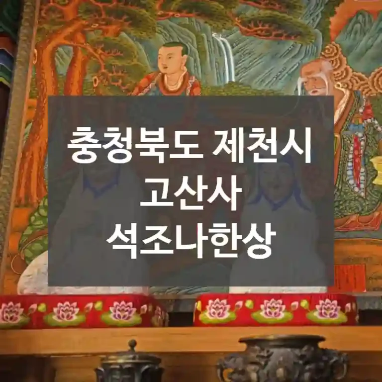 충청북도 제천시
고산사 석조나한상
