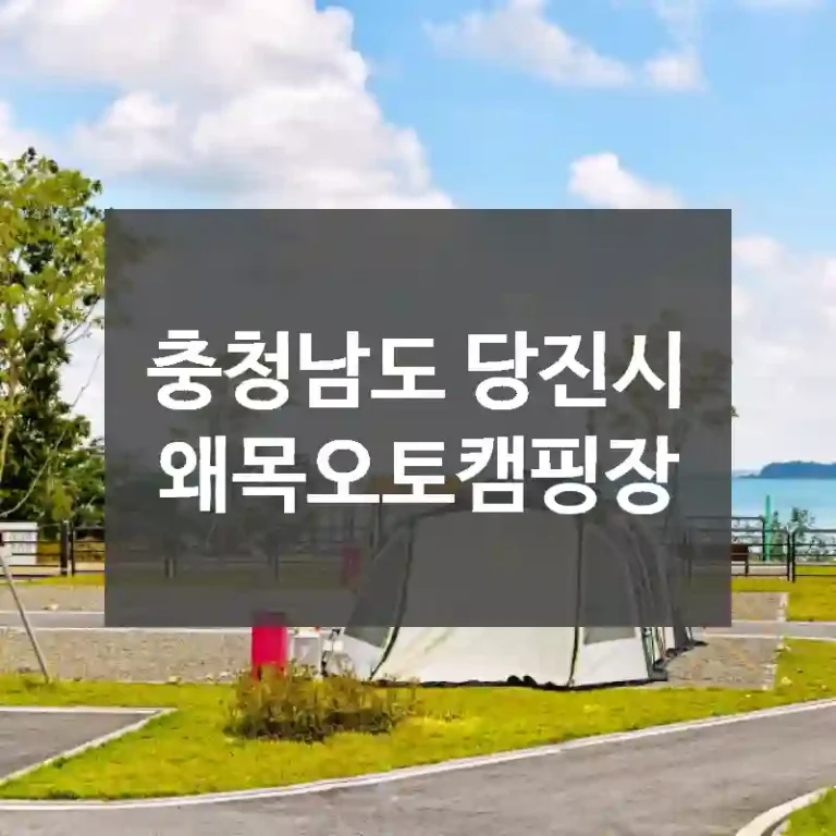 충청남도 당진시
왜목오토캠핑장