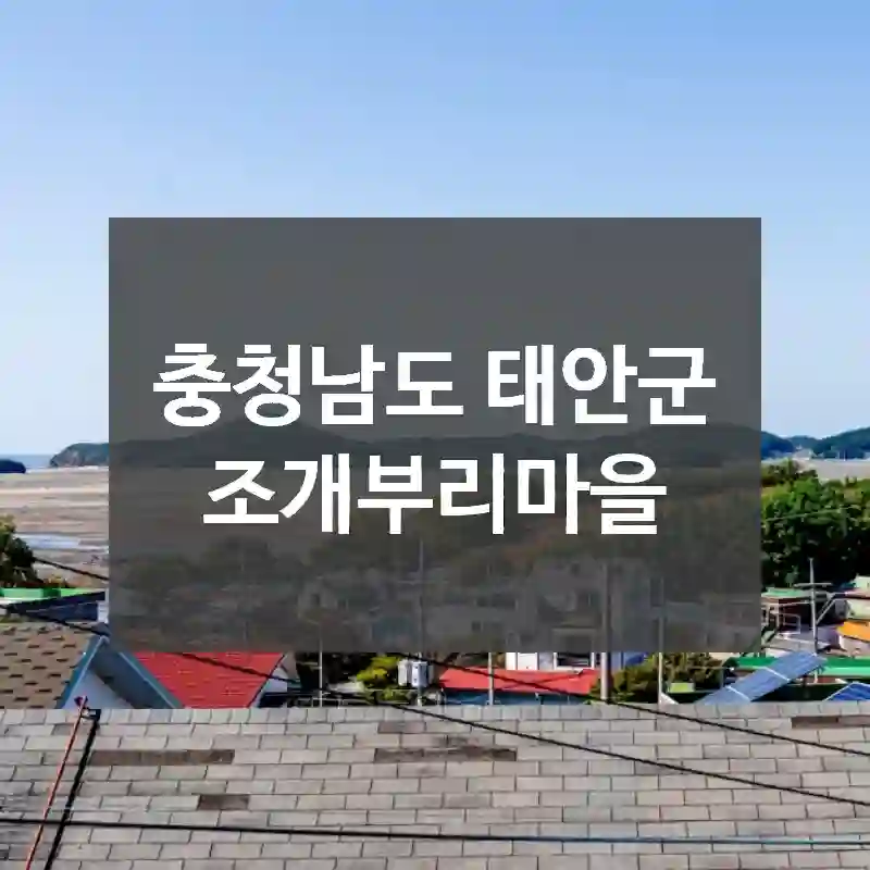 충청남도 태안군
조개부리마을