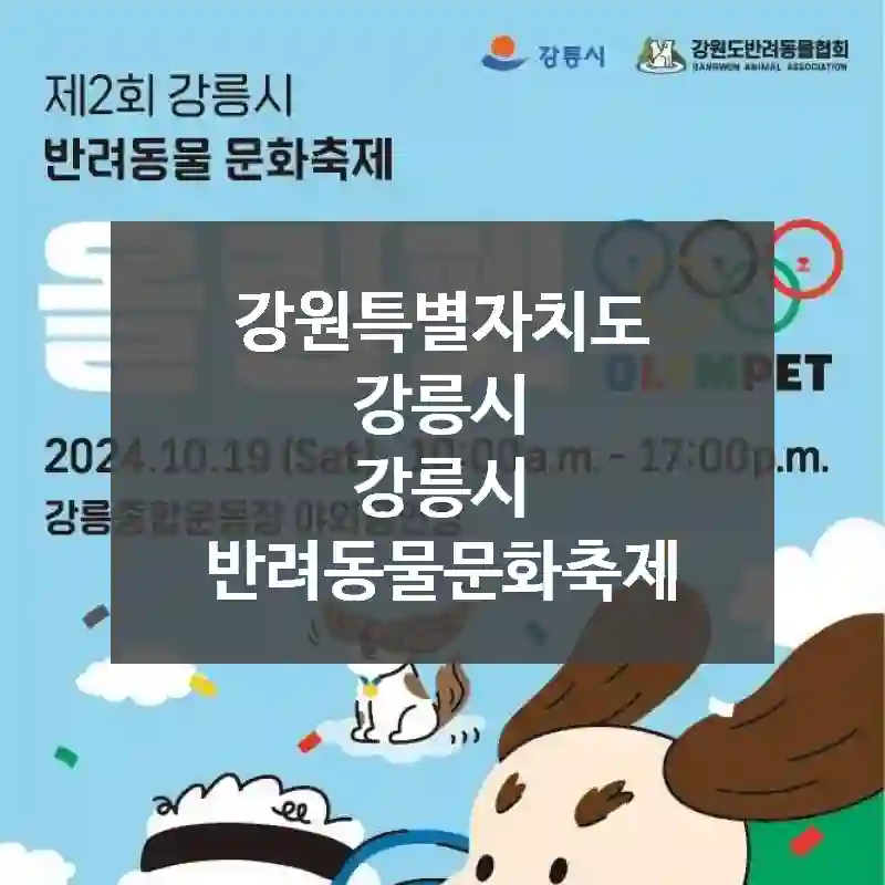 강원특별자치도 강릉시
강릉시 반려동물문화축제