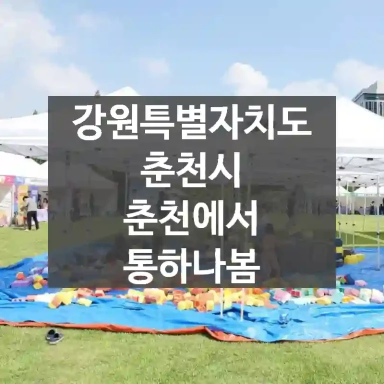 강원특별자치도 춘천시
춘천에서 통하나봄