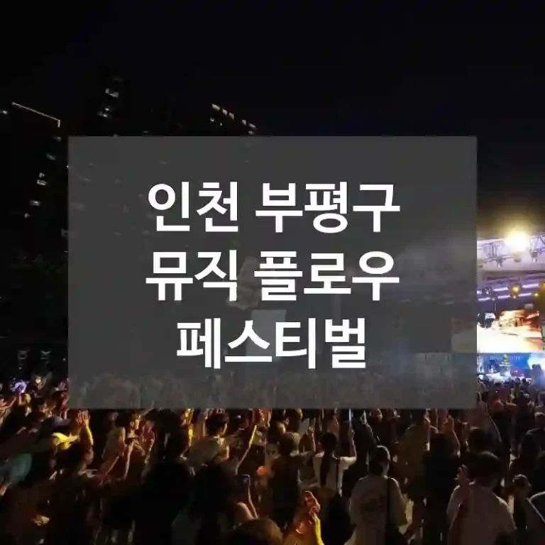 인천 부평구
뮤직 플로우 페스티벌