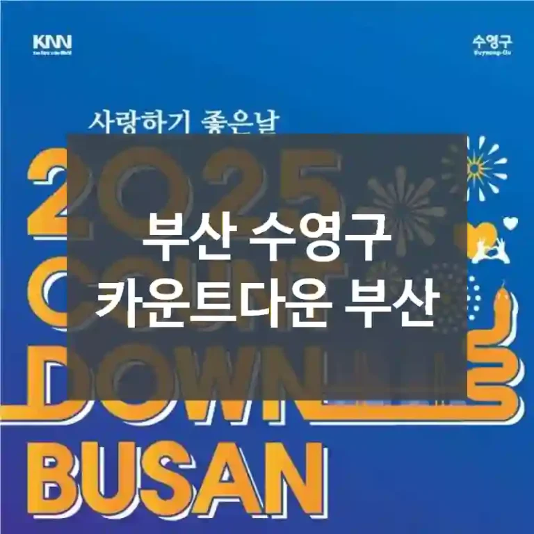 부산 수영구
카운트다운 부산