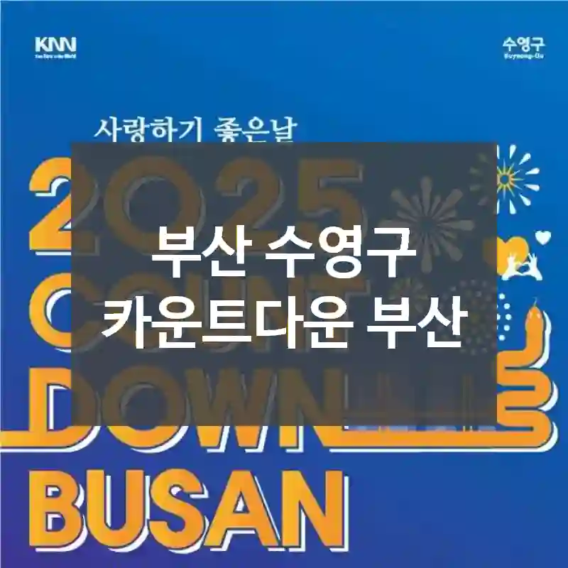 부산 수영구
카운트다운 부산