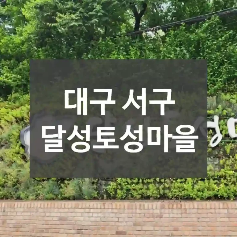 대구 서구
달성토성마을