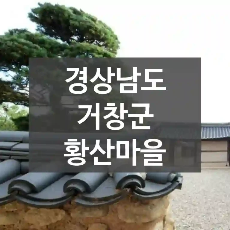 경상남도 거창군
황산마을