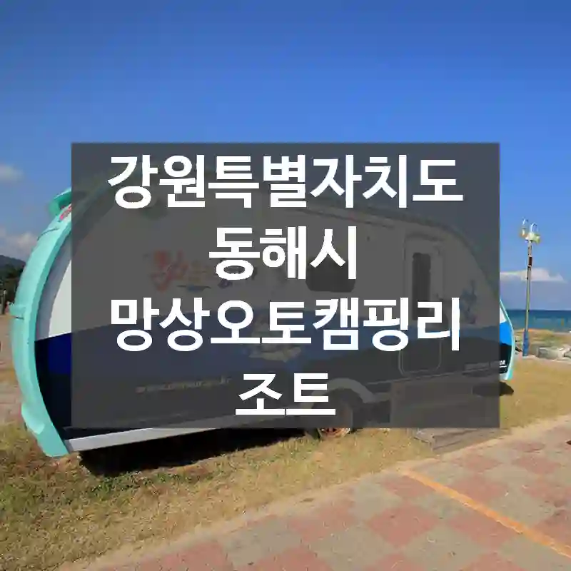 강원특별자치도 동해시
망상오토캠핑리조트