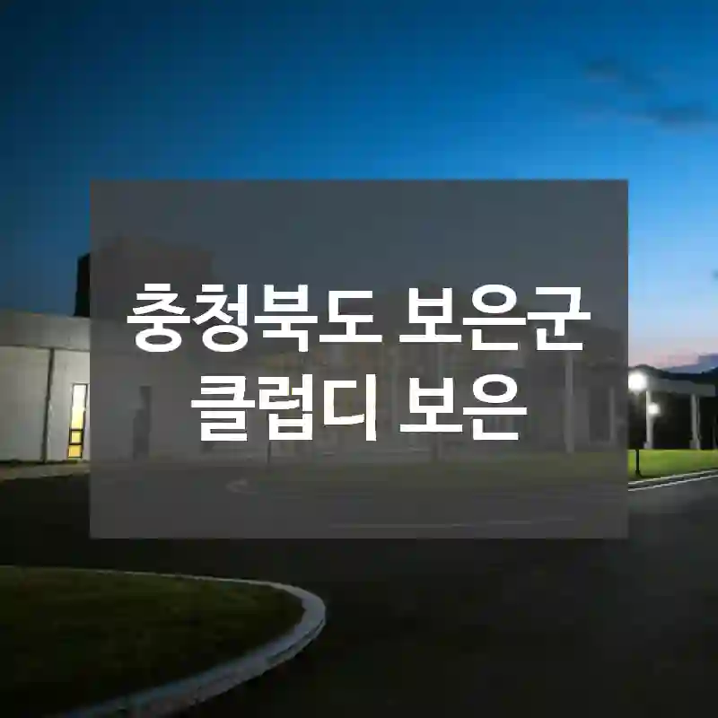 충청북도 보은군
클럽디 보은