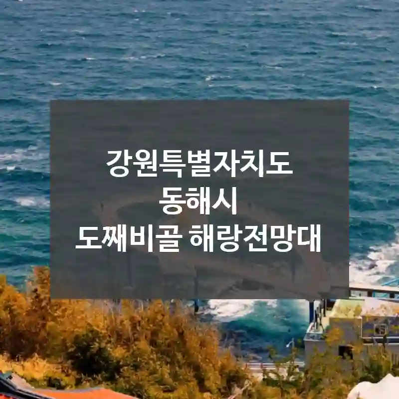 강원특별자치도 동해시
도째비골 해랑전망대
