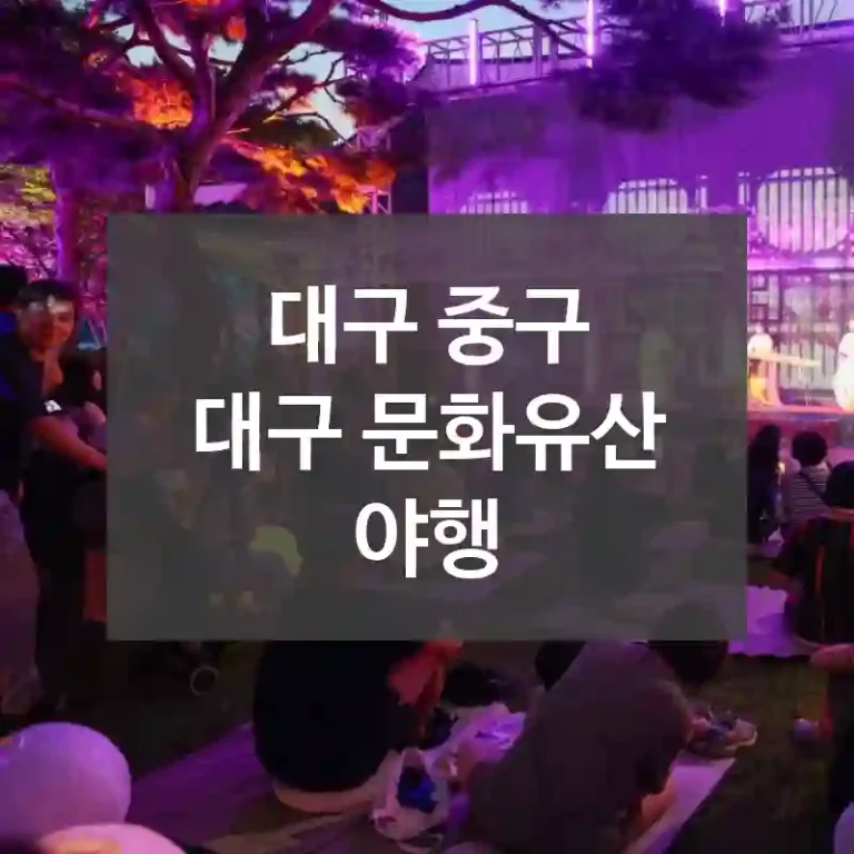 대구 중구
대구 문화유산 야행