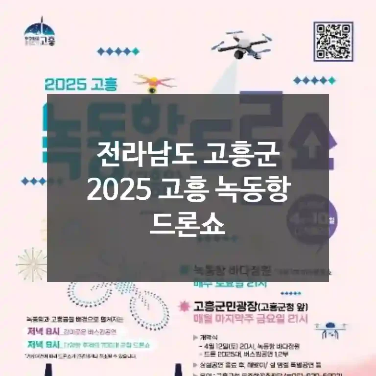 전라남도 고흥군
2025 고흥 녹동항 드론쇼