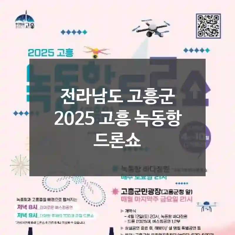 전라남도 고흥군
2025 고흥 녹동항 드론쇼
